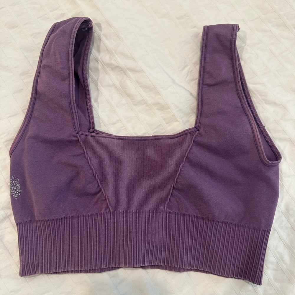 FP Movement Women's Good Karma Square-Neck Bra M/L Purple